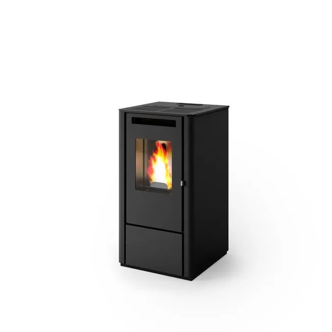 img_4697 Stufa a pellet ventilata PUNTO FUOCO Rosita 9.5 KW nera - immagine 1