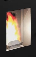 Stufa a pellet ventilata PUNTO FUOCO Rosita 9.5 KW nera - immagine 3