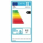 Stufa a pellet ad aria Anita da 9,4 kW Sannover nera - immagine 3