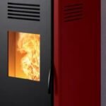 Stufa a pellet ventilata INVICTA Nuova Vieste 7.3 KW bordeaux - immagine 5