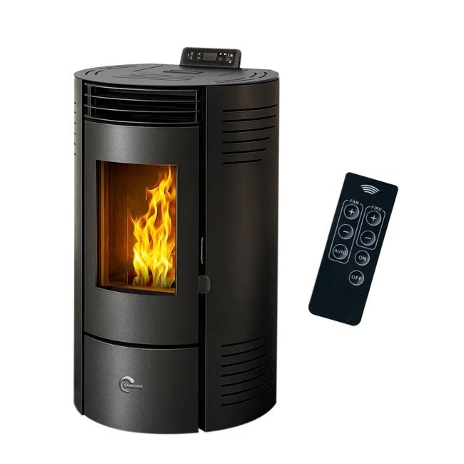 img_4715 Stufa a pellet Azora 11,6 kW Nero Sannover - immagine 1