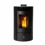 Stufa a pellet Azora 11,6 kW Nero Sannover - immagine 2