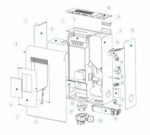 Stufa a pellet ventilata LVZ Ginevra 8 7.8 KW bordeaux - immagine 4