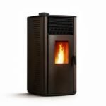 Stufa a pellet ad aria Anita da 12 kW Sannover nera - immagine 2