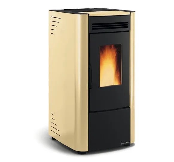 img_4742 Stufa a pellet con struttura in acciaio color pergamena Ketty Evo 2.0 Nordica Extraflame - immagine 1