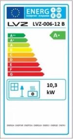 Stufa a pellet canalizzata LVZ Palmas 10.3 KW bianca - immagine 8